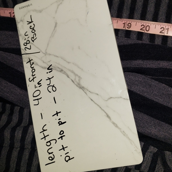 LOGO by Lori Goldstein waterfall women's vest size medium blue - Picture 7 of 8